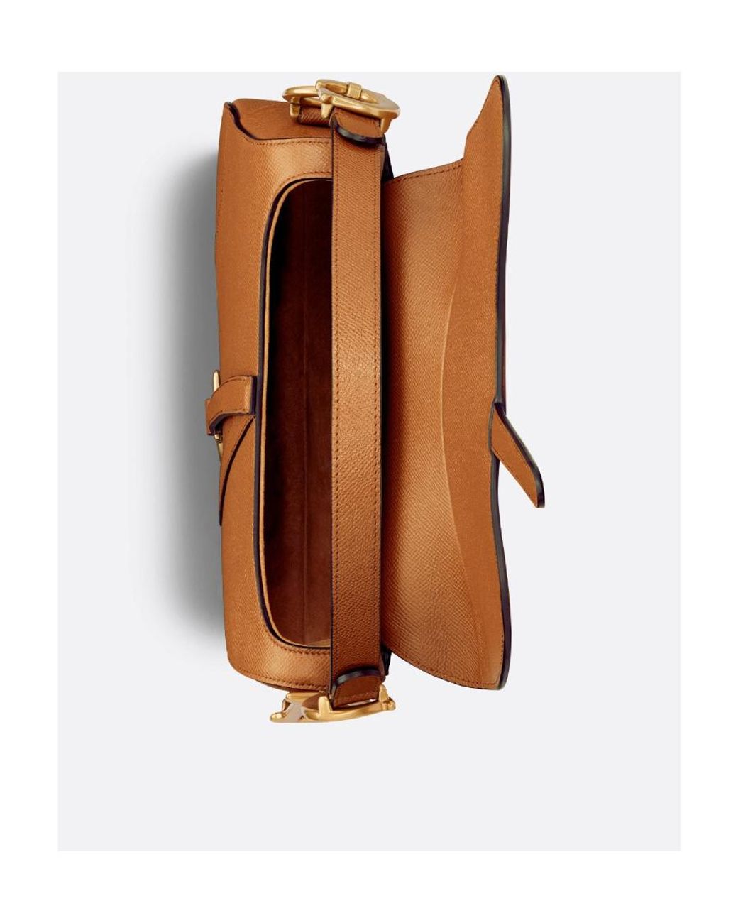 Dior Brown Saddle Bag With Strap