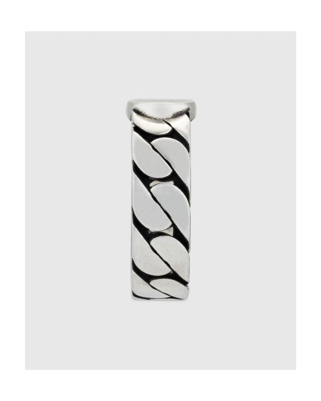 Gucci Green Interlocking G Enamel Ring