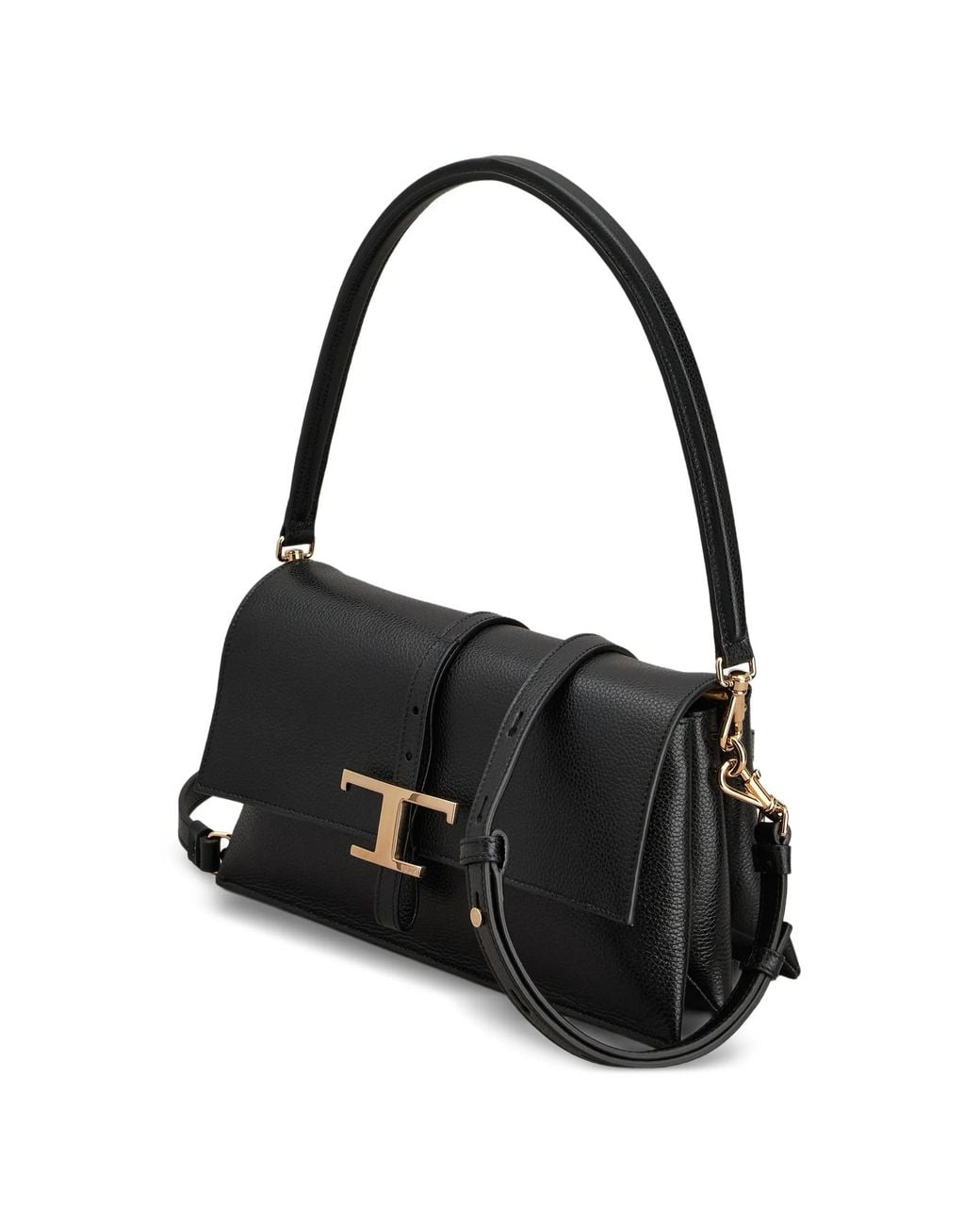 Tod's Black T Timeless Mini Shoulder Bag