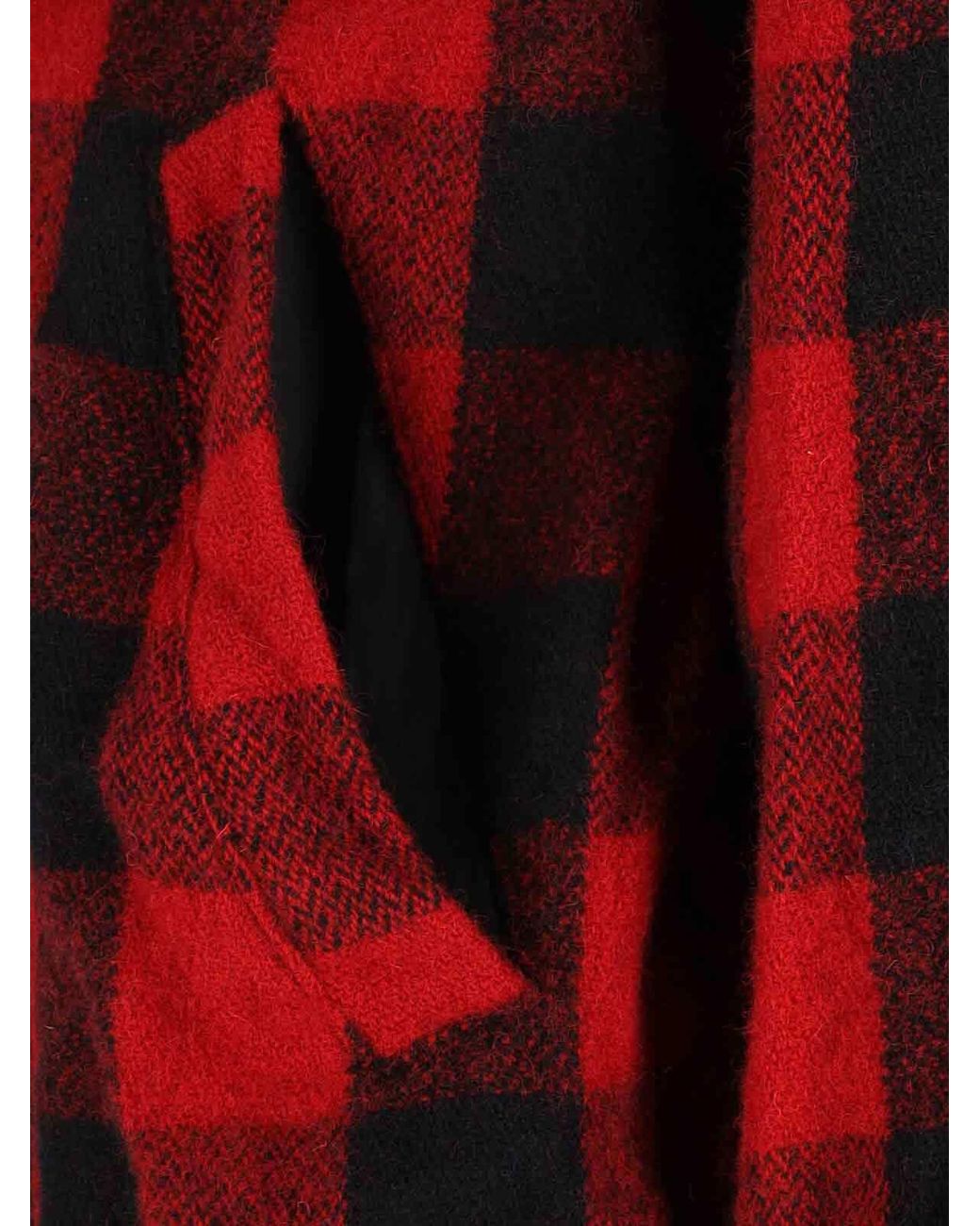Junya Watanabe Red Checked Shirt for men