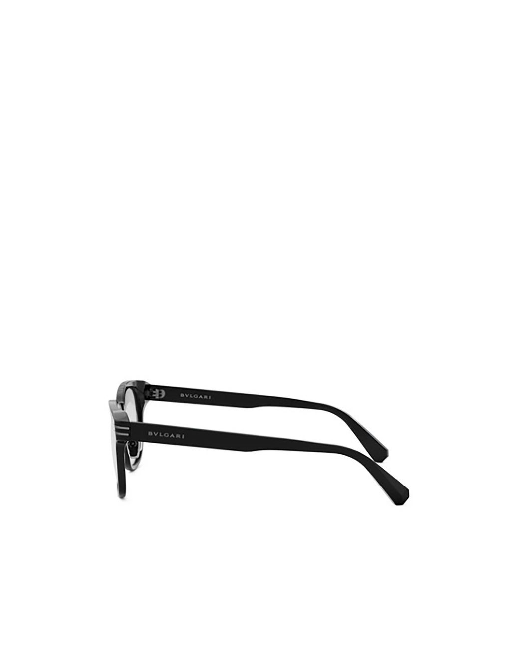 BVLGARI White Bulgari Round-Frame Glasses for men