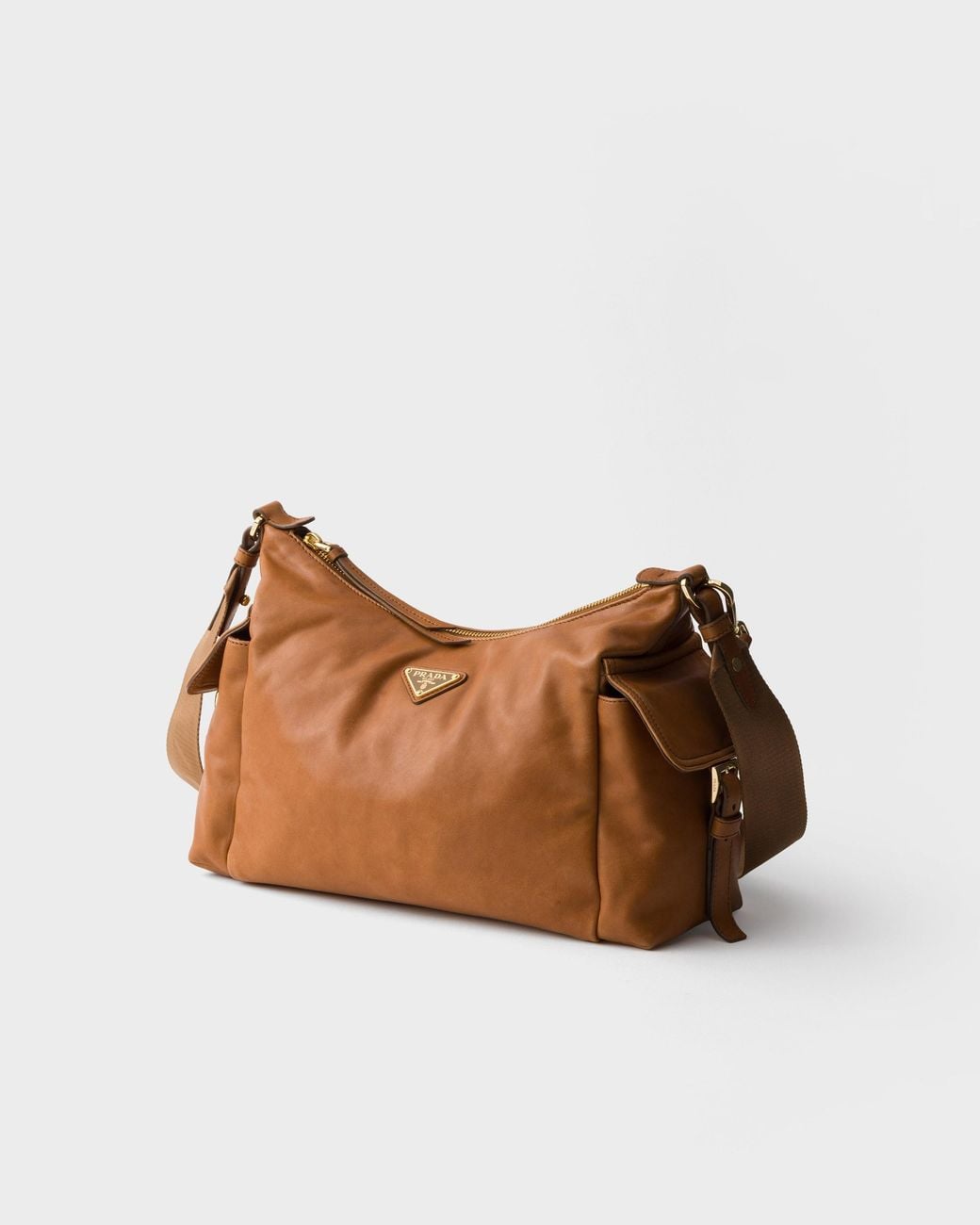 Prada Brown Explore Large Nappa Leather Bag