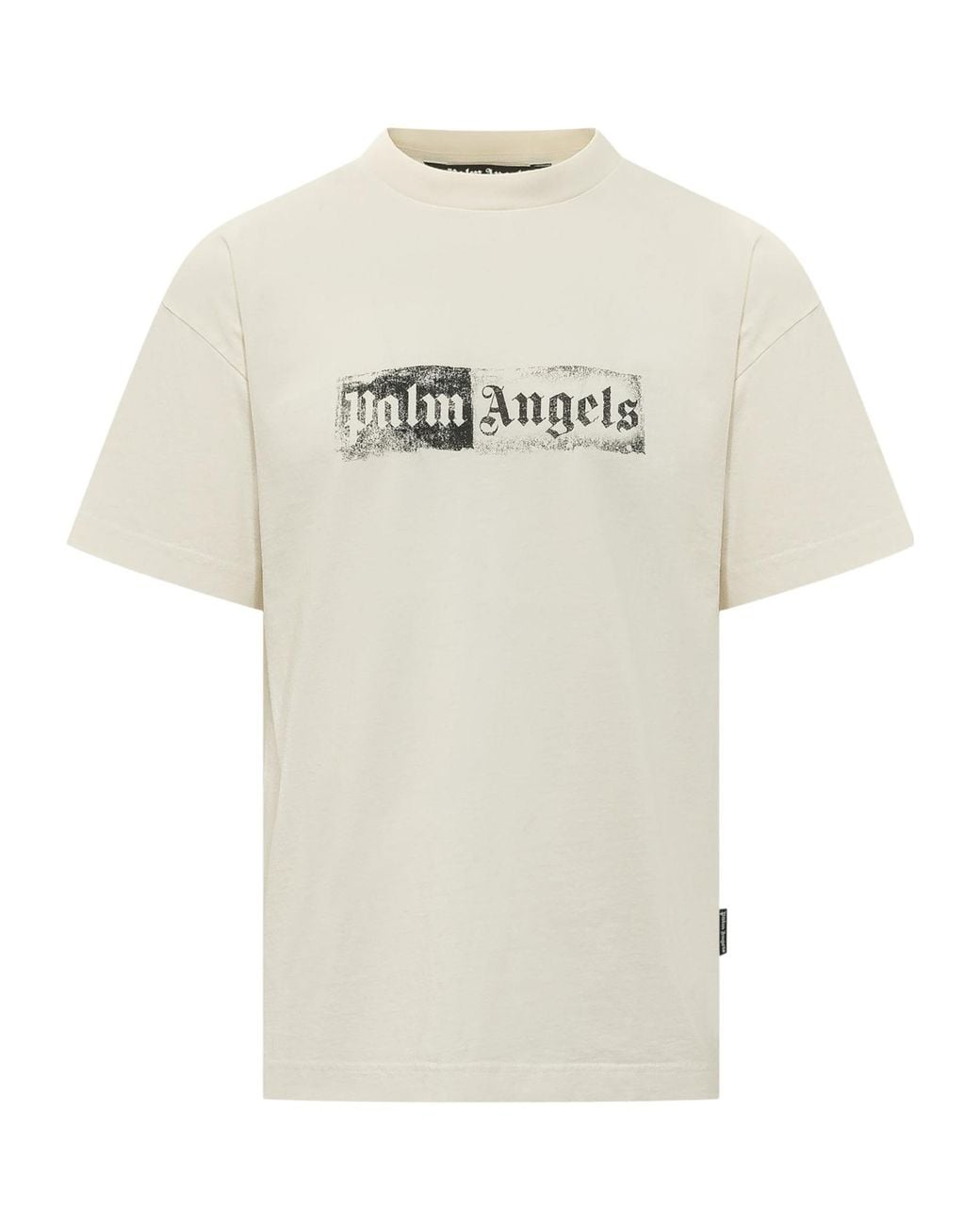 Palm Angels White Relaxed T-Shirt for men