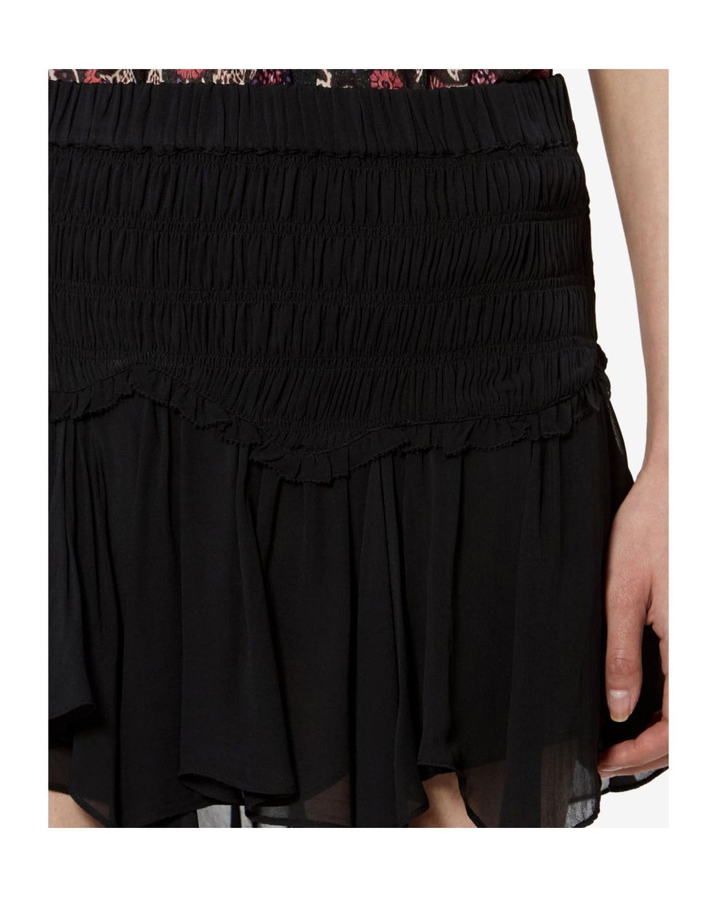 Isabel Marant Black Isabel Marant Étoile Fiala Ruffled Skirt