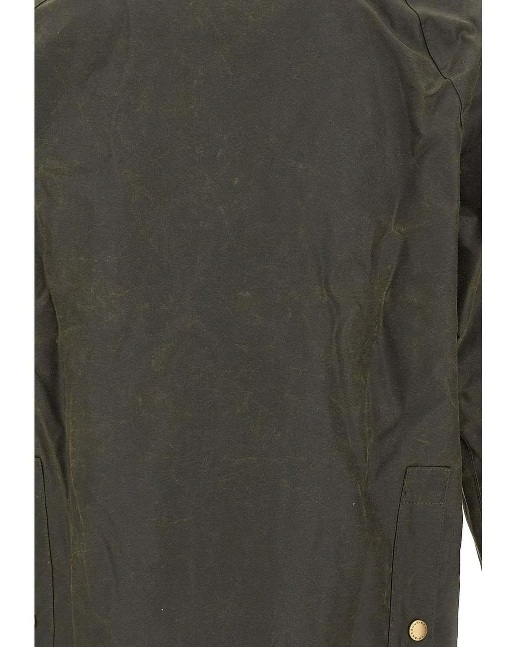 Barbour Green Desertdale Corduroy-Collar Jacket for men