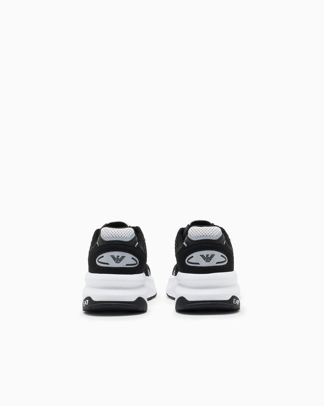 EA7 Multicolor Emporio Armani Mesh Panelled Sneakers for men