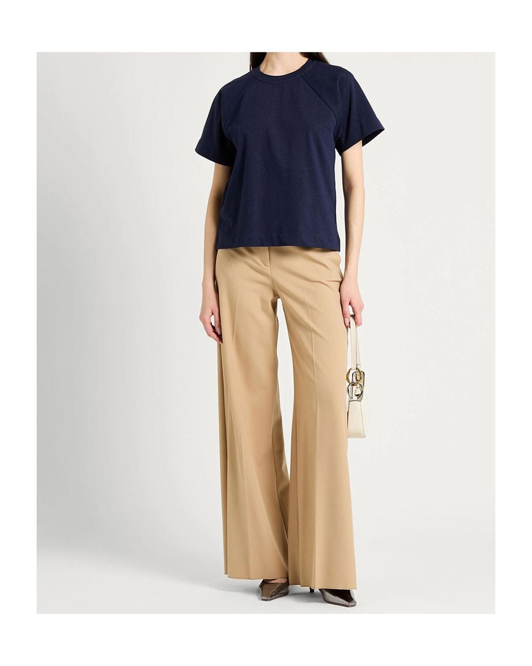 MAX&Co. Blue Short Sleeve Crew Neck T-Shirt