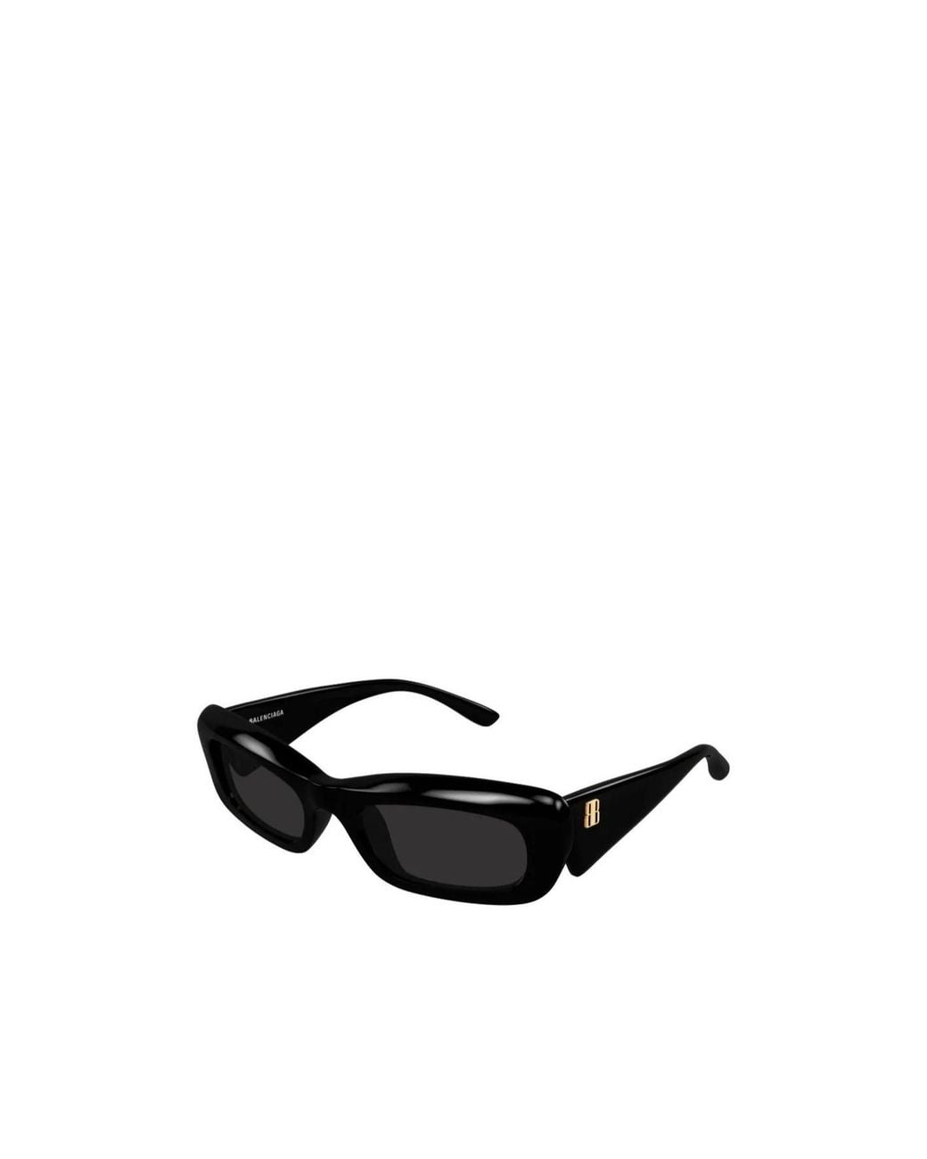 Balenciaga Black Eyewear Rectangular Frame Sunglasses