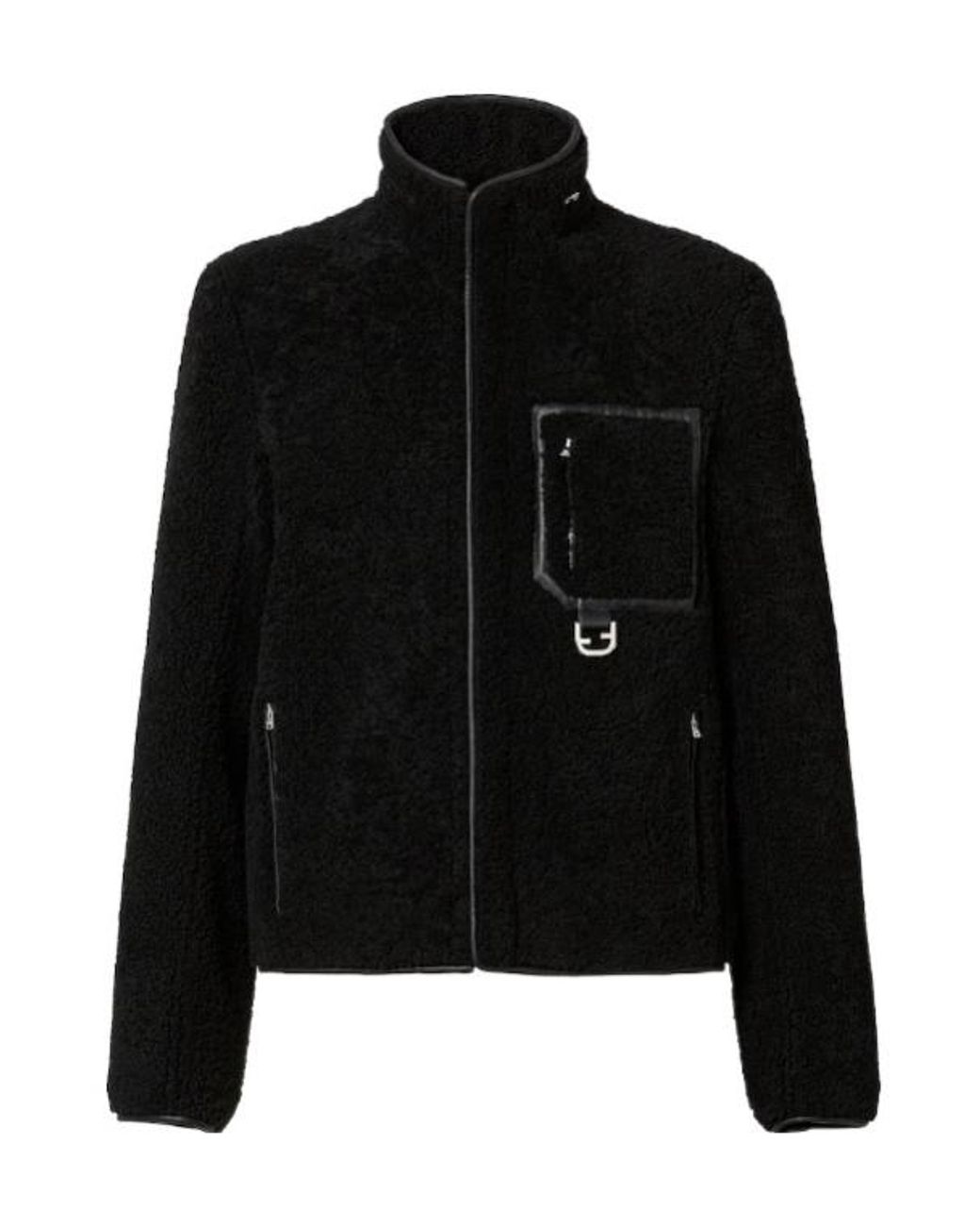 Fendi Black Shearling Reversible Blouson for men