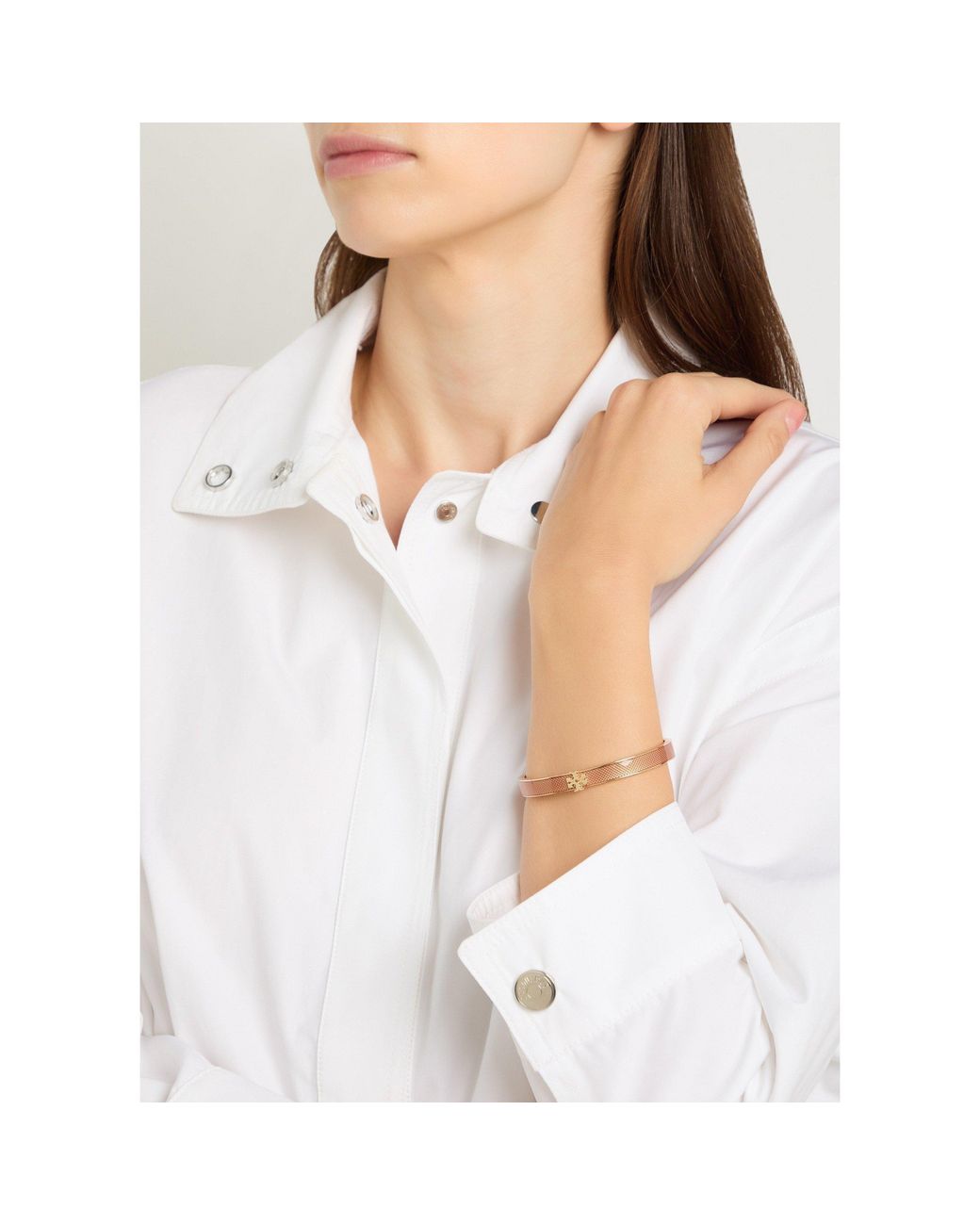 Tory Burch Yellow Exquisitely Carved Bracelet