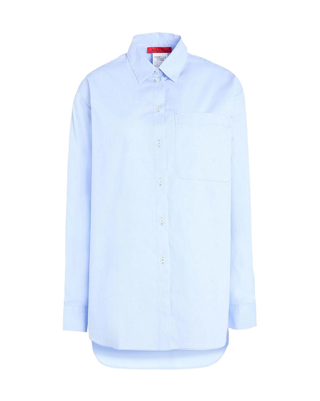 MAX&Co. Blue Long Sleeve Shirt