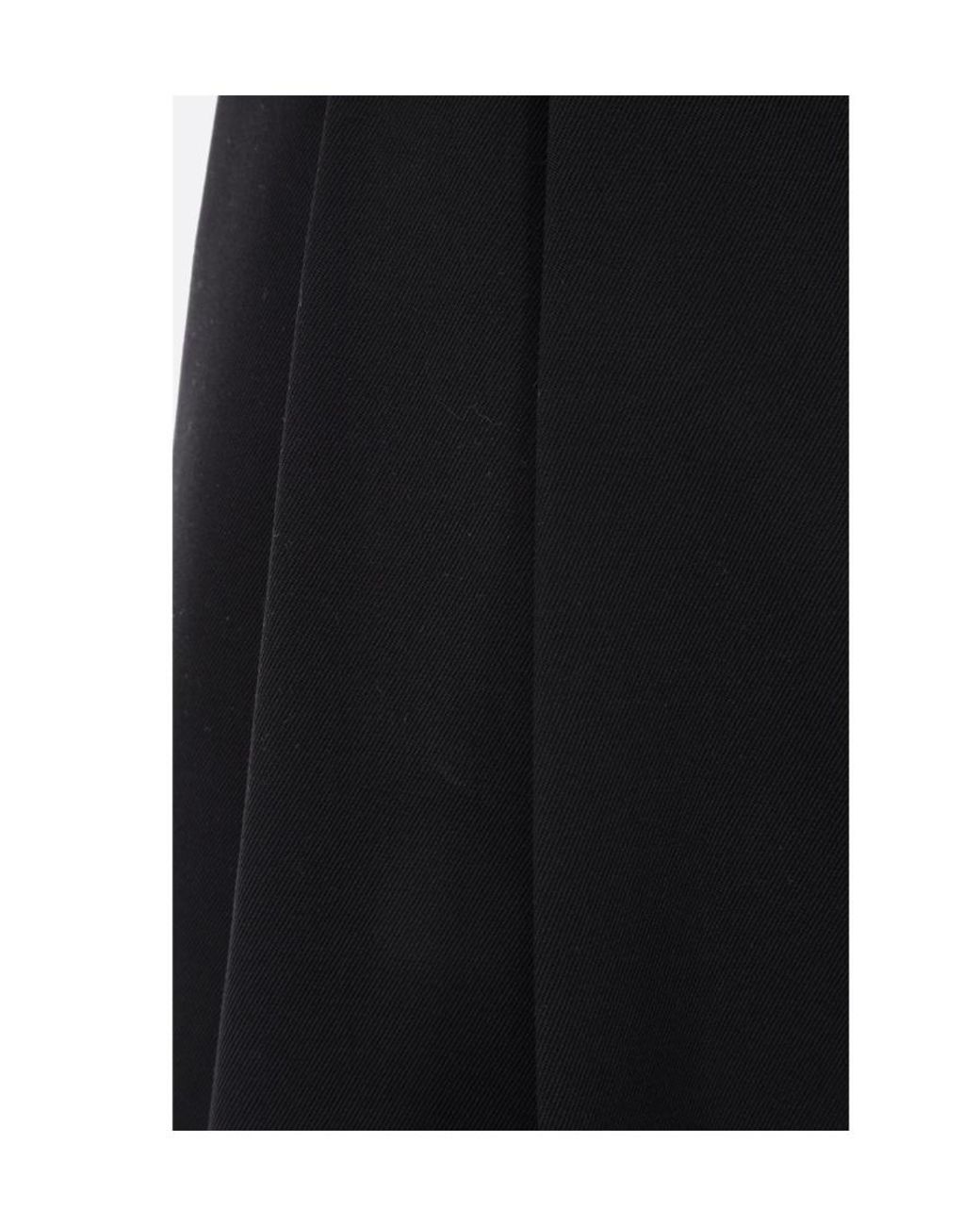 Jil Sander Black Jill Sander High-Waisted Belted Trousers