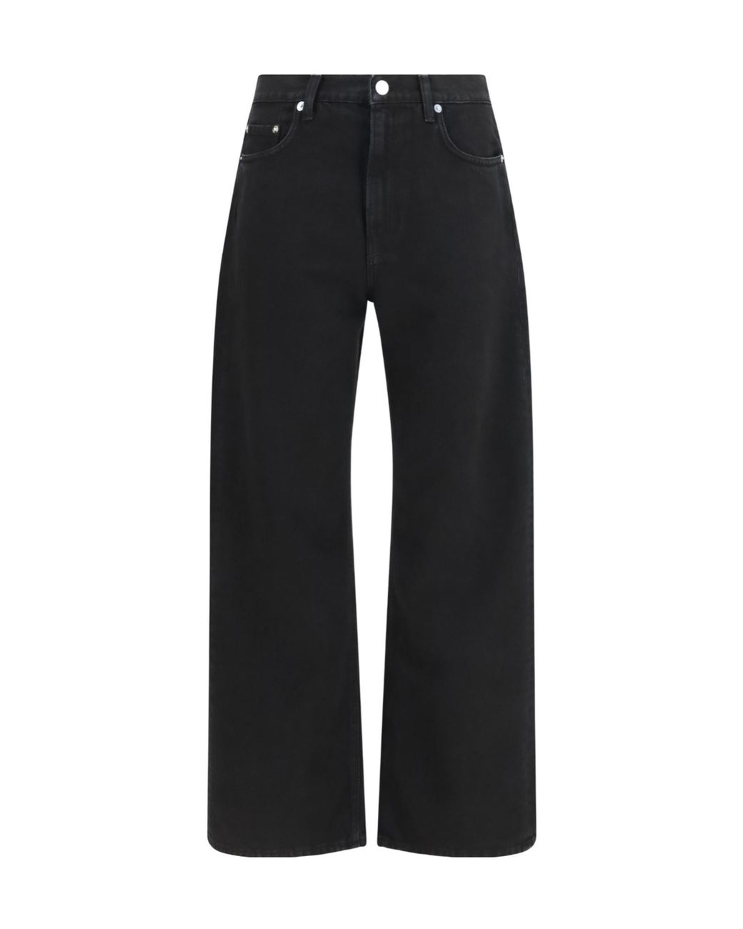 Haikure Black Logo Patch Pants