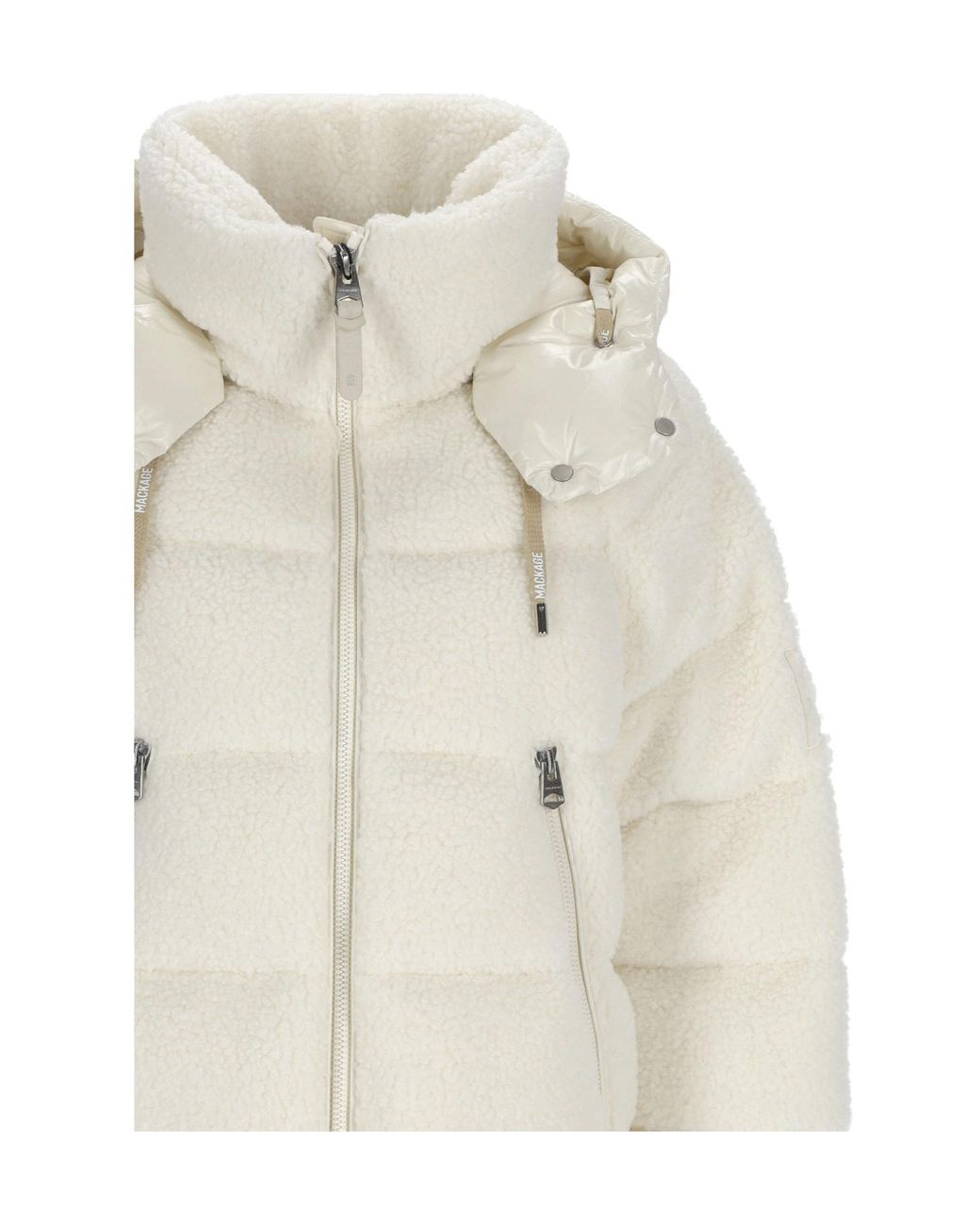 Mackage Natural Edana Teddy Bear Down Jacket