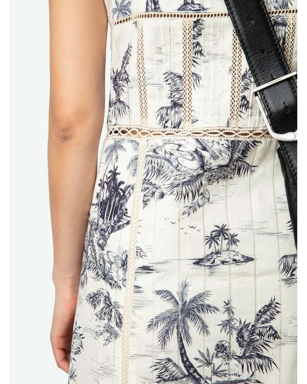 Zadig & Voltaire White Sleeveless Dress