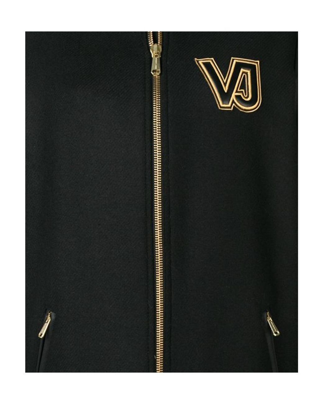 Versace Jeans Black Logo Casual Jacket
