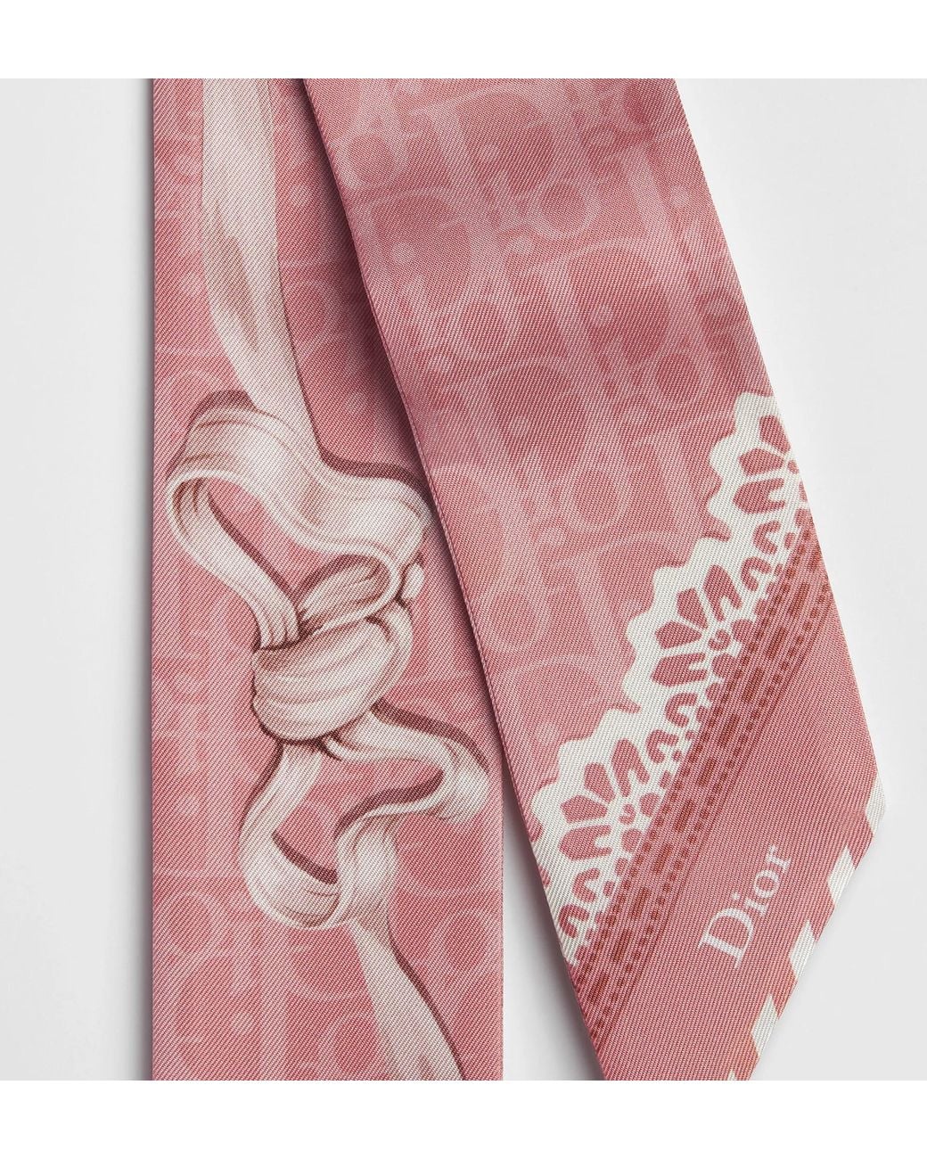 Dior Pink Médaillon Mitzah Scarf