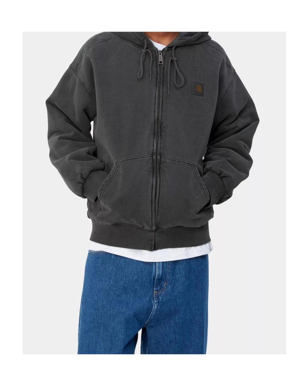 Carhartt Natural Vista Drawstring Zip-Up Hoodie for men