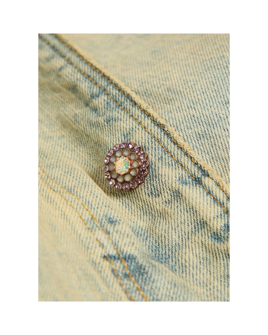 KENZO Green Vintage-Washed Jacket for men