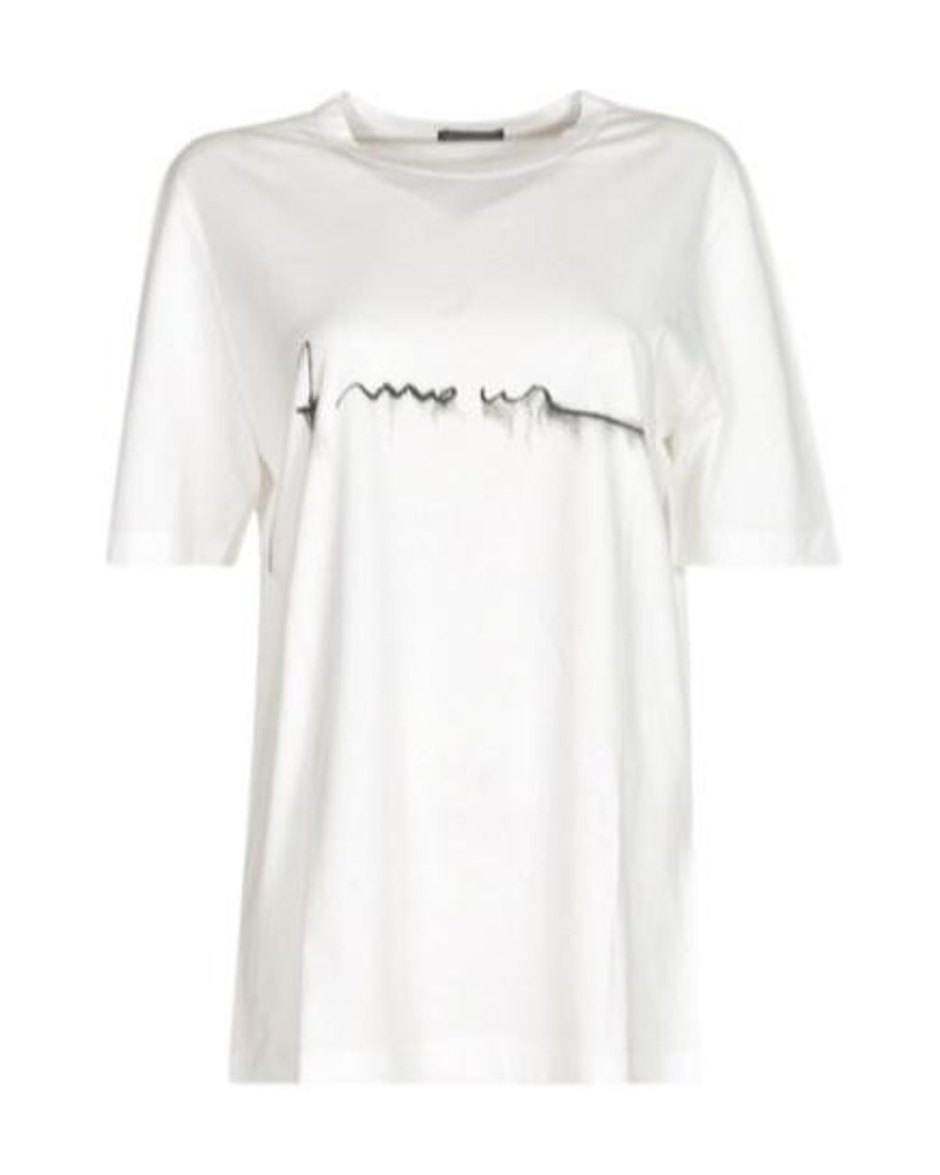 Ann Demeulemeester White Crew Neck Short-Sleeved T-Shirt