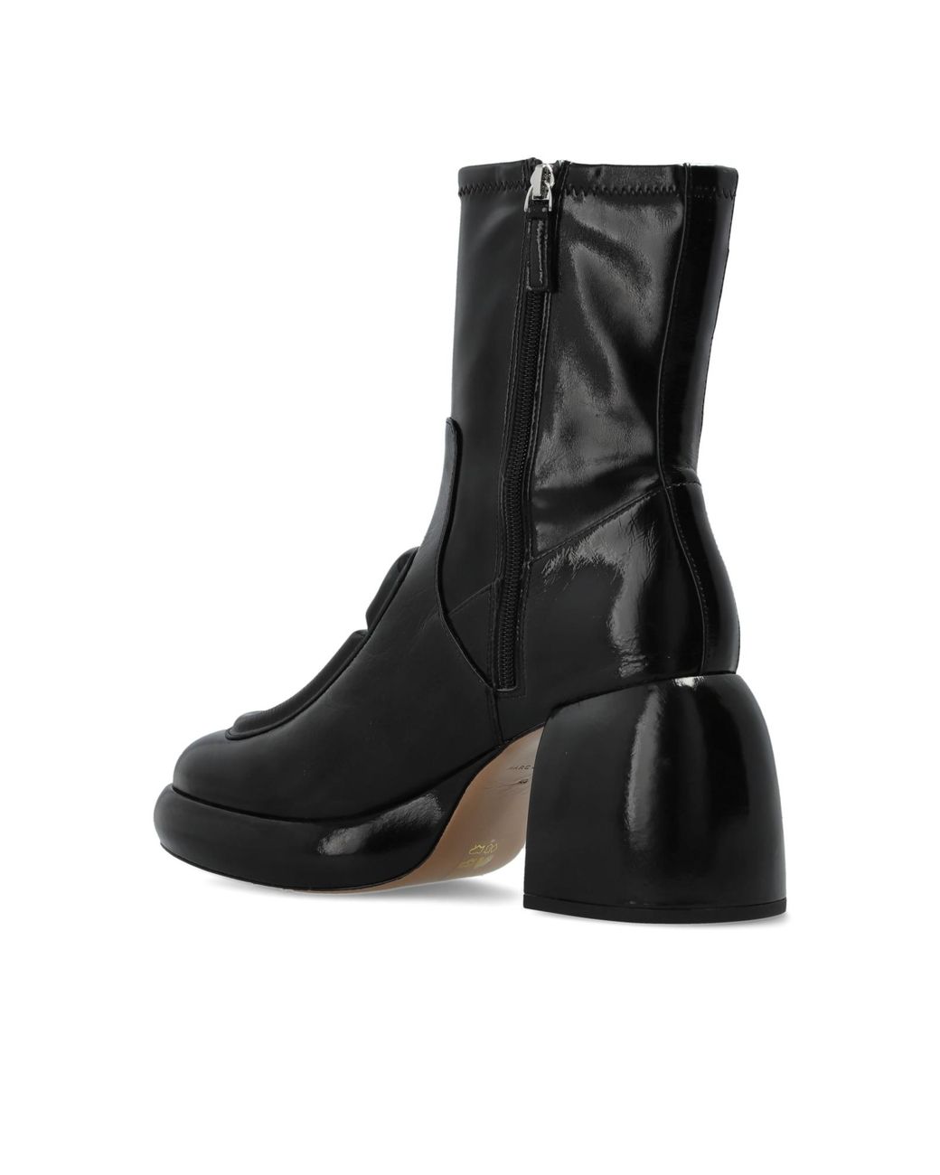 Marc Jacobs Black Pop Block-Heeled Ankle Boots