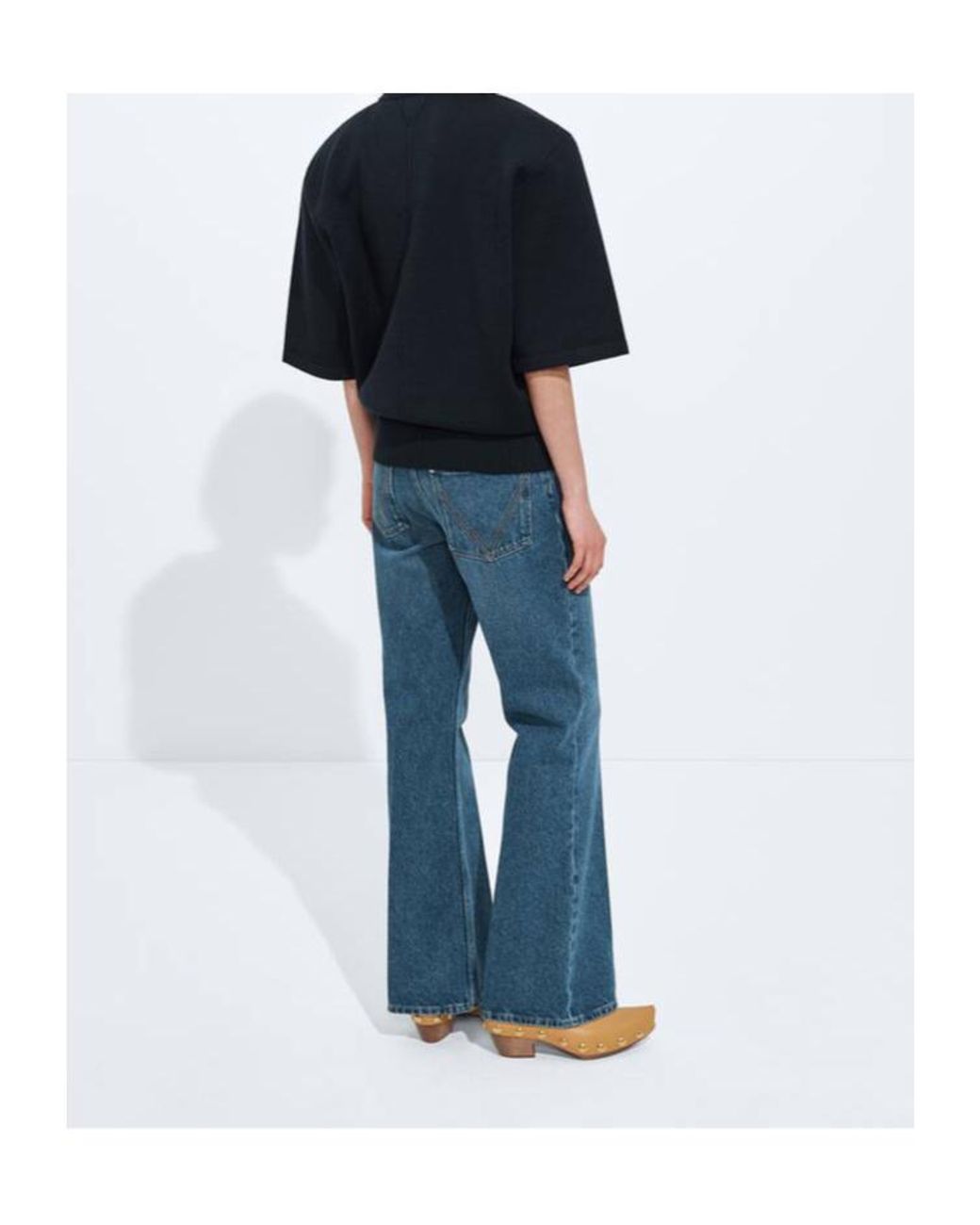 Bottega Veneta Blue Flared Jeans