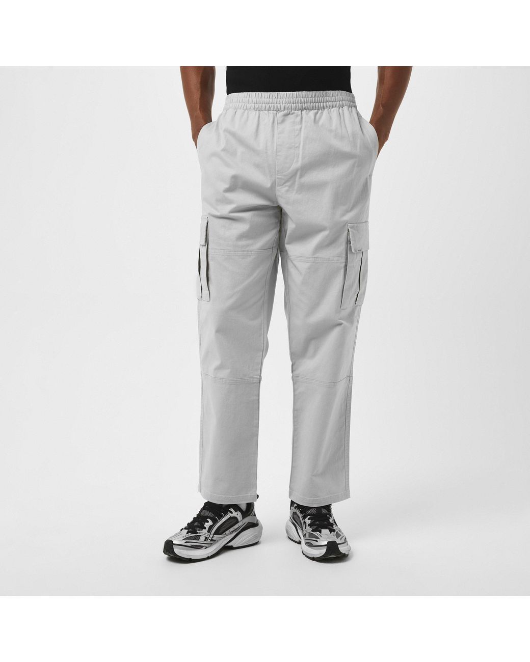 Represent White Workwear Casual Pants for men