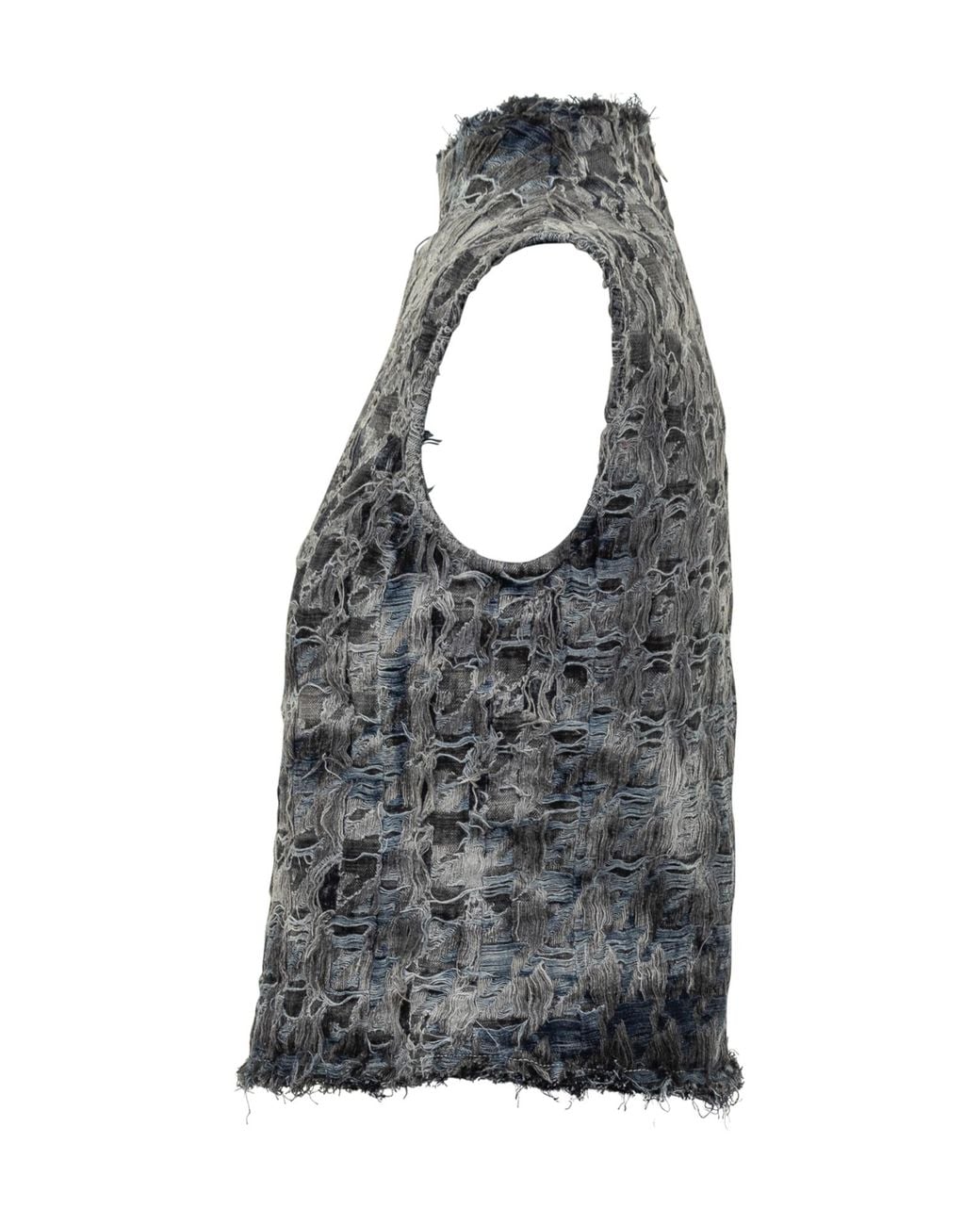DIESEL Gray De-Tapi-Fsh1 Sleeveless Top