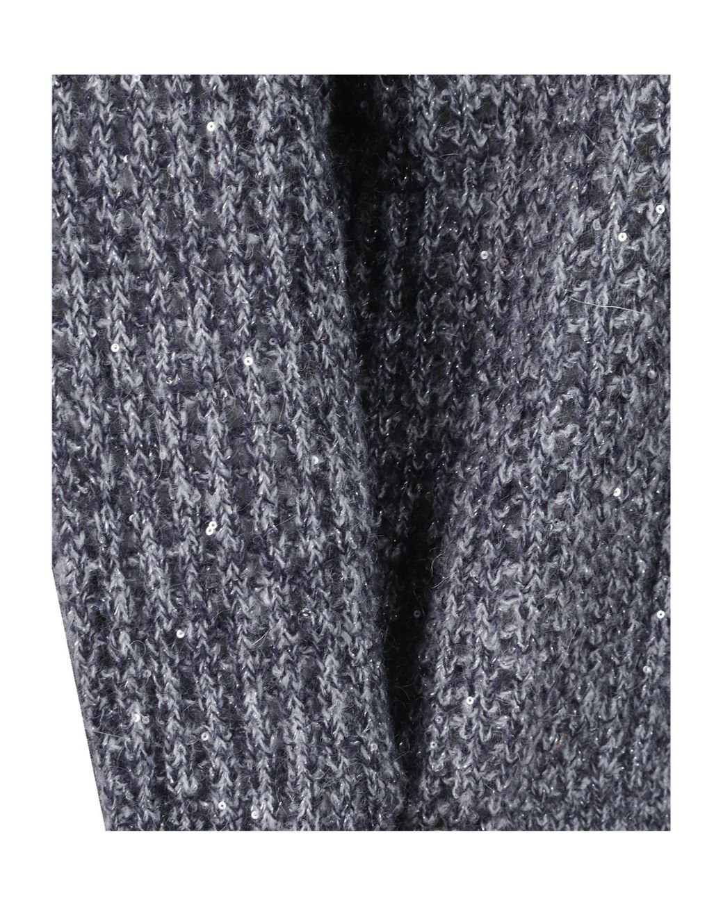 Peserico Blue Long-Sleeved Cardigan