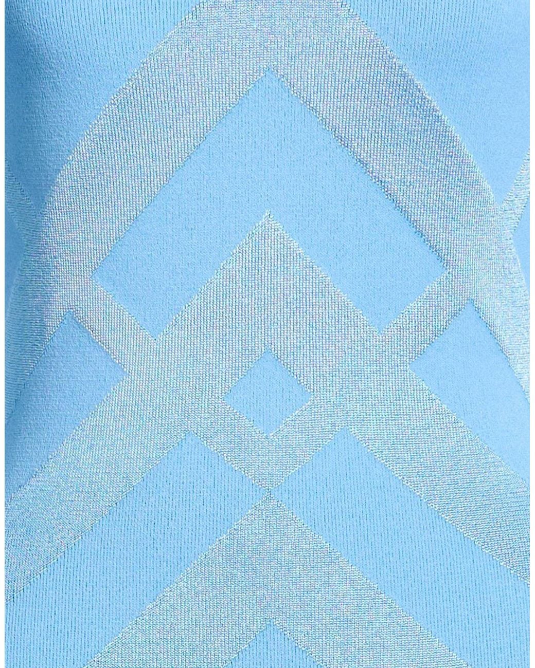 Burberry Blue Sheath Dresses