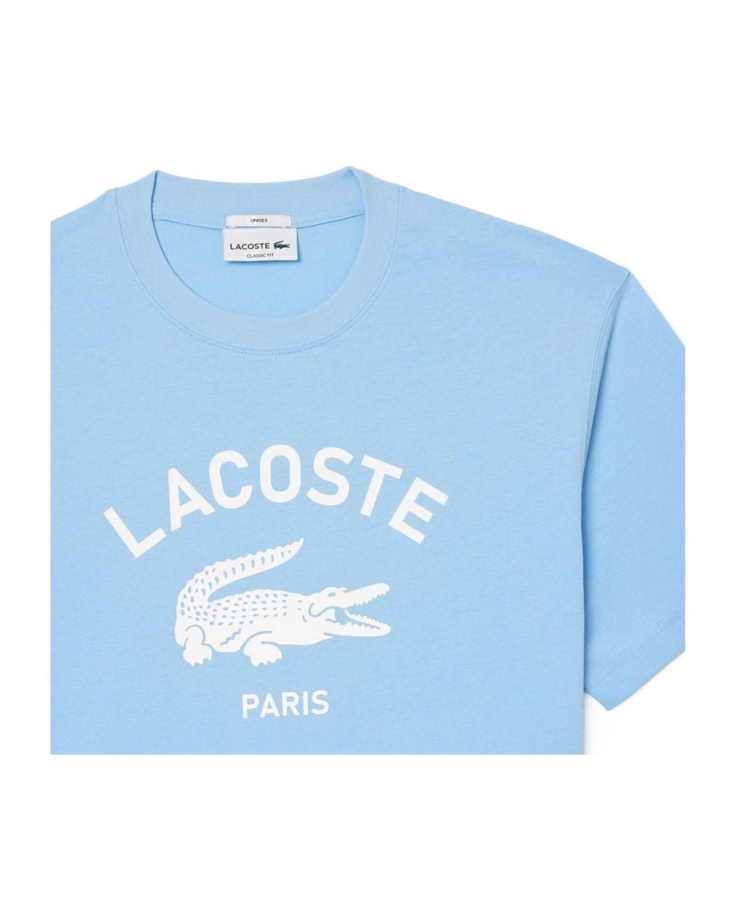 Lacoste Blue Crewneck Shortsleeve Tshirt for men