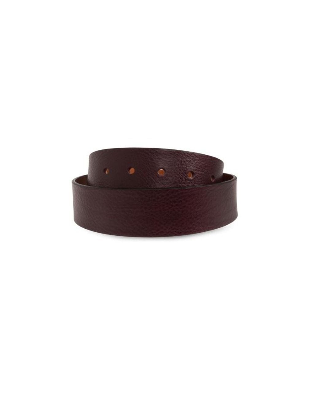 DSquared² White Textured Leather Belt