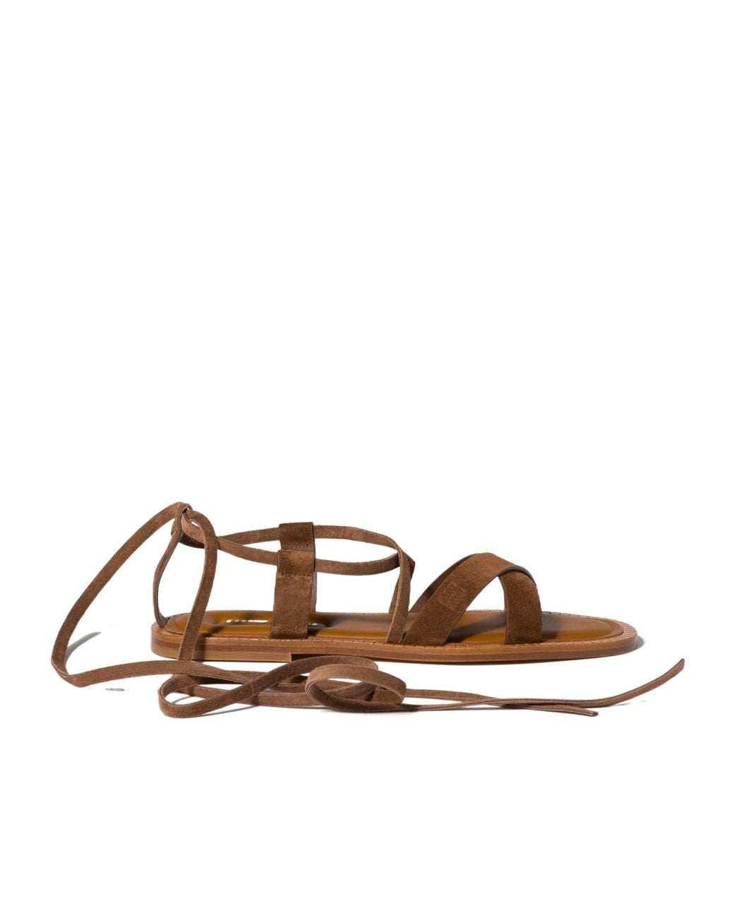 Miu Miu Brown Suede Sandals
