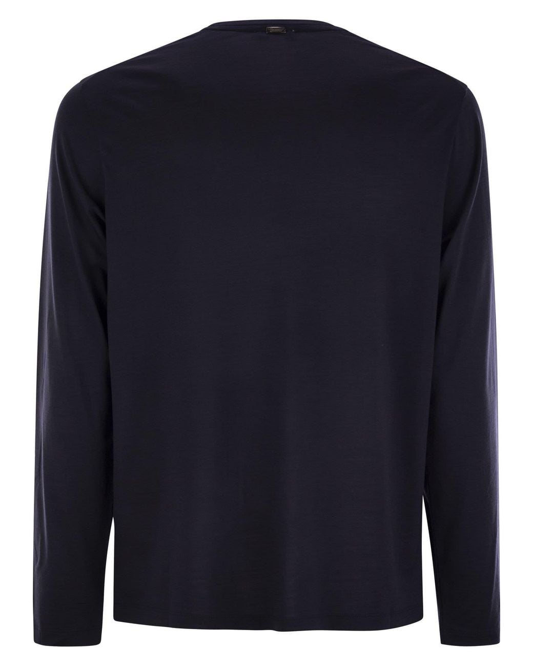 Herno Blue Logo Knitwear for men