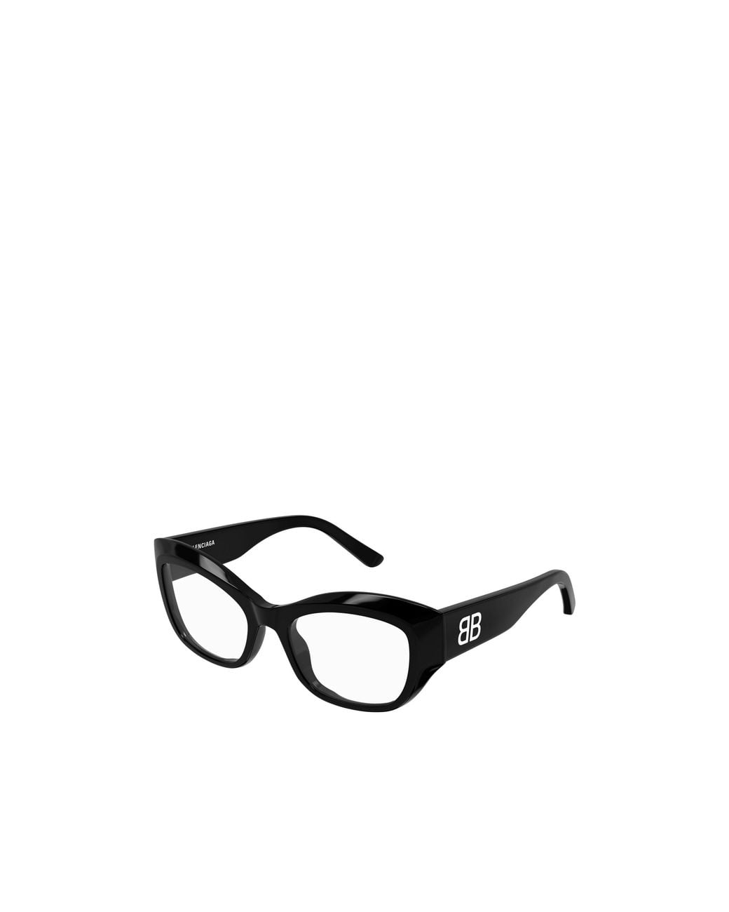 Balenciaga White Eyewear Butterfly Frame Glasses