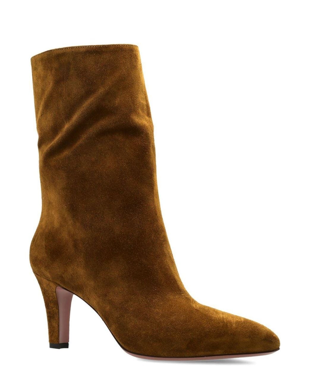 Paris Texas Brown 'Roxy' Heeled Ankle Boots