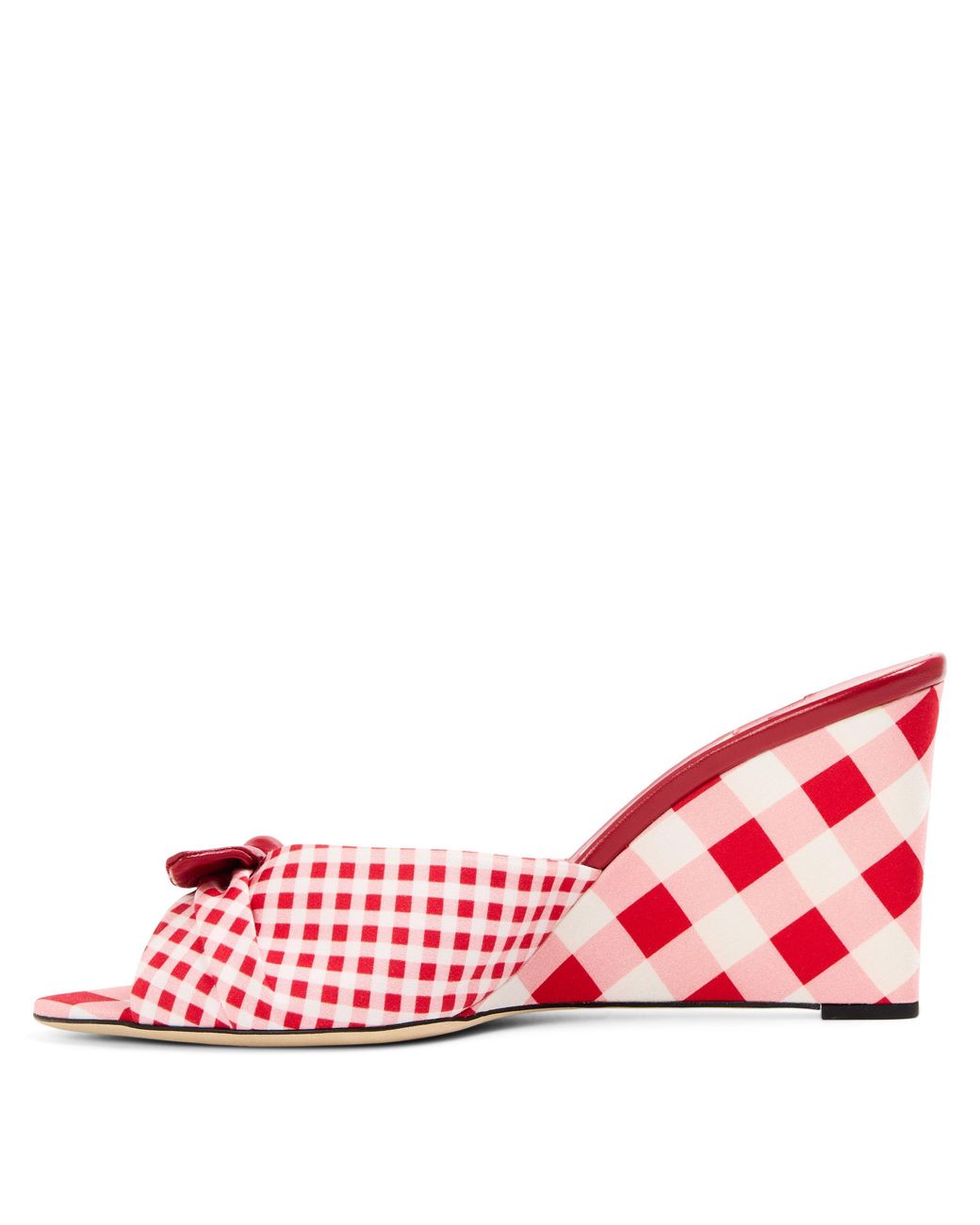 Jimmy Choo Red Wedge Sandals