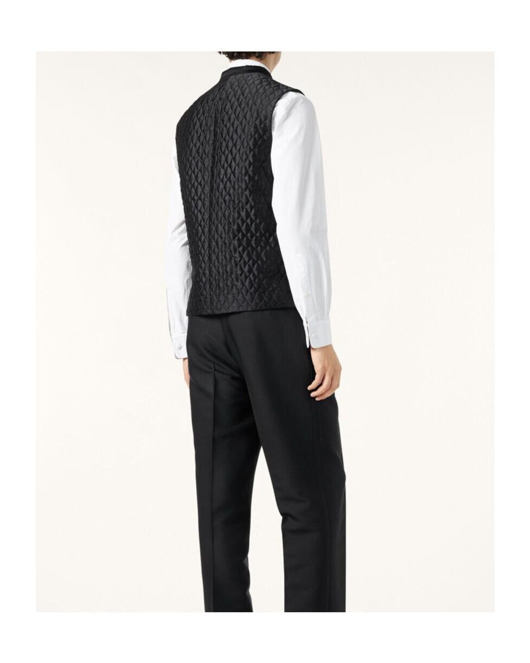 Loro Piana Black Windsor Vest for men