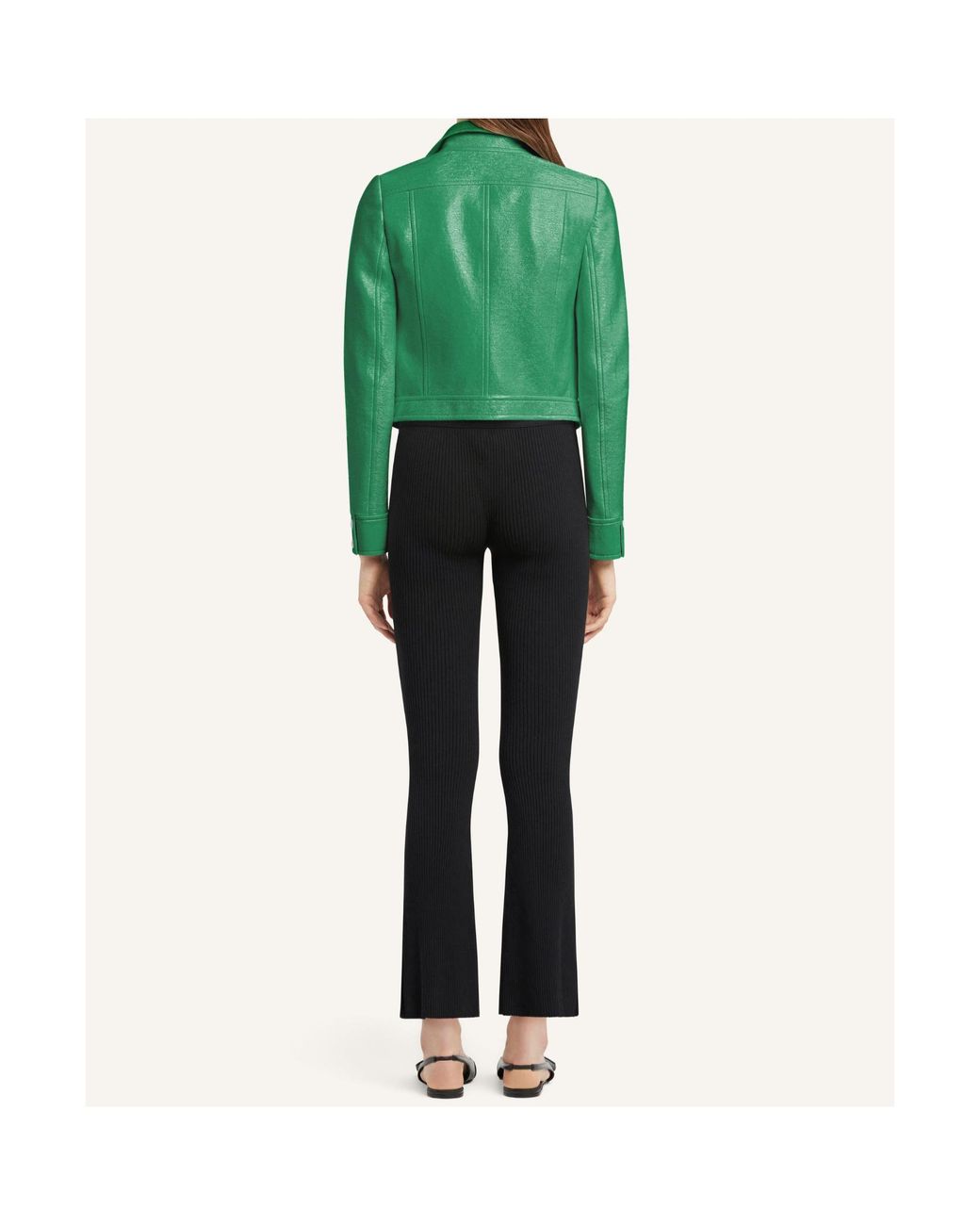 Courreges Green Courrèges Logo Snap-Front Jacket