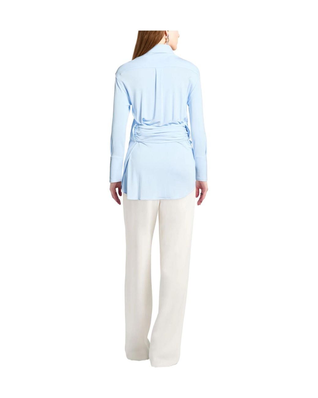 Burberry Blue Solid Colour Shirts