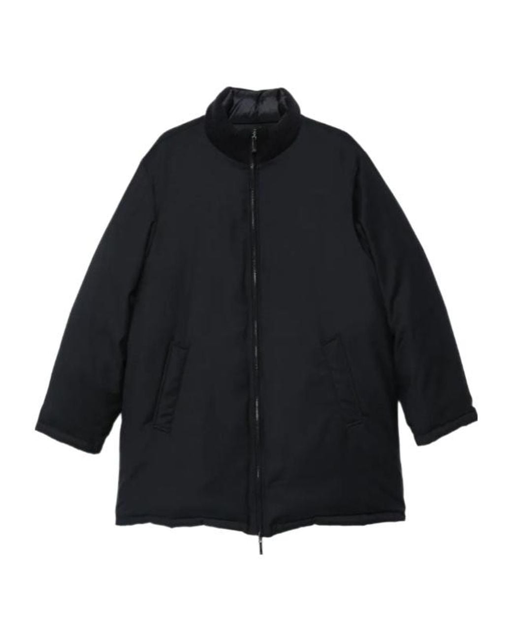 Emporio Armani Blue Reversible Padded Jacket for men