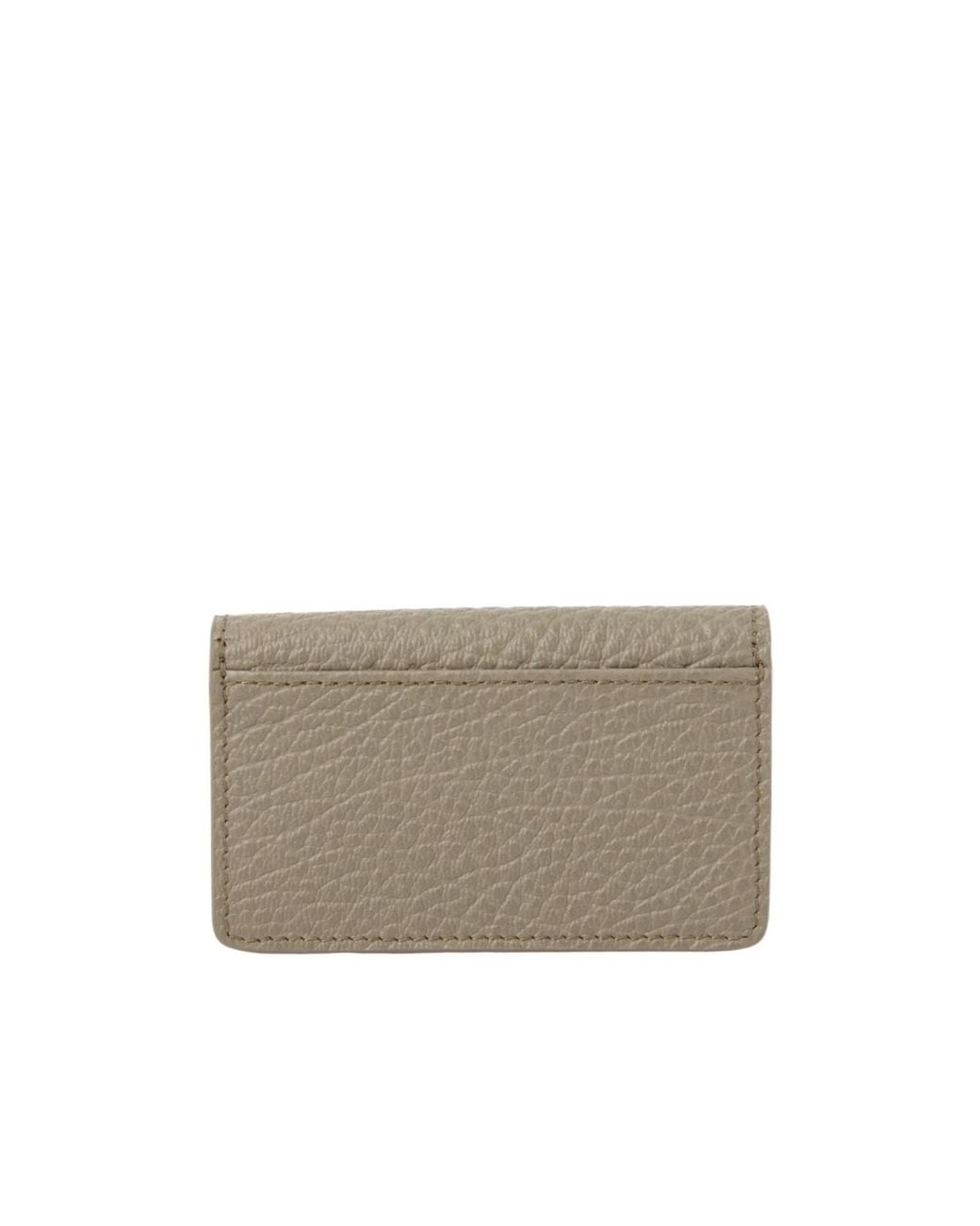 Maison Margiela Gray Four-Slot Card Holder for men