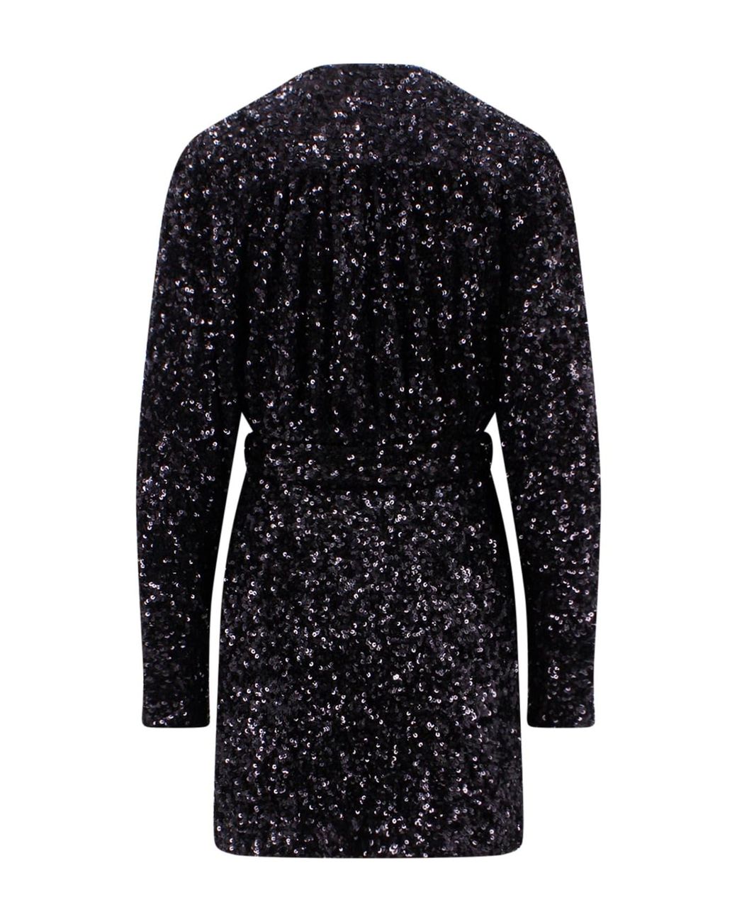 ROTATE BIRGER CHRISTENSEN Black Logo Dress