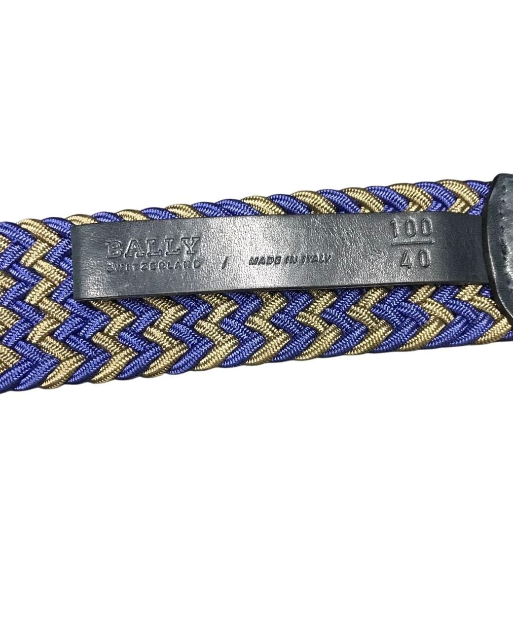 Bally Blue Adjustable Waist Belt for men