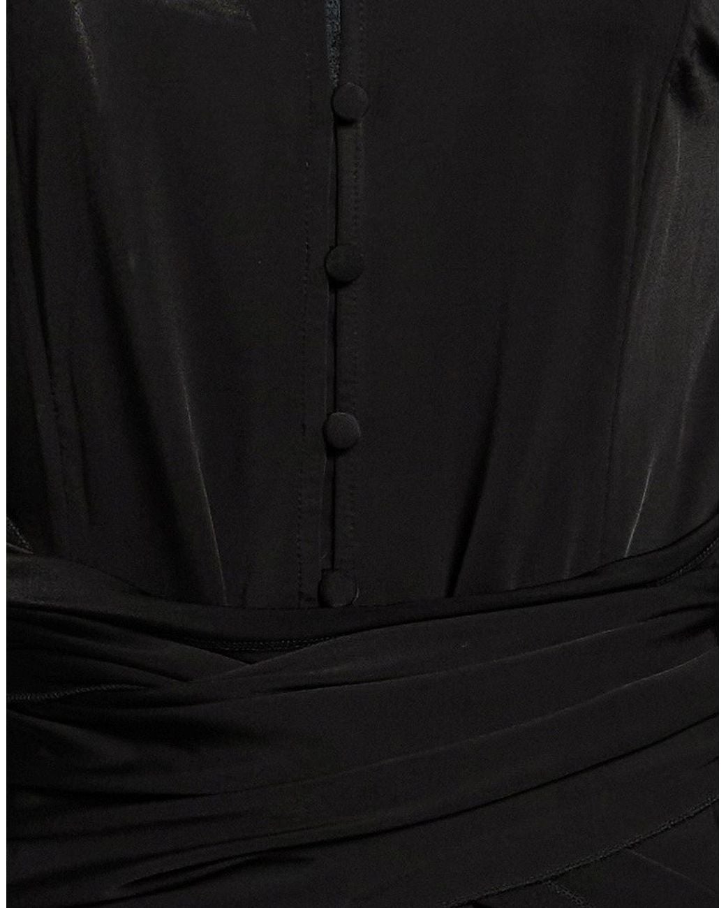Ganni Black Solid Colour Shirts Blouses