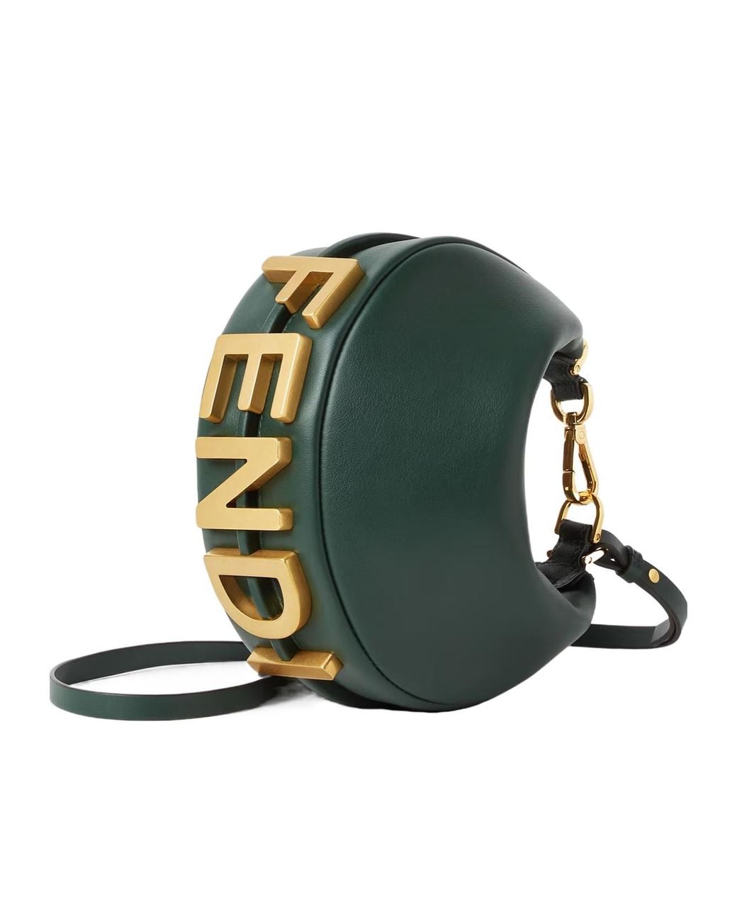 Fendi Green Graphy Mini Tote Bag