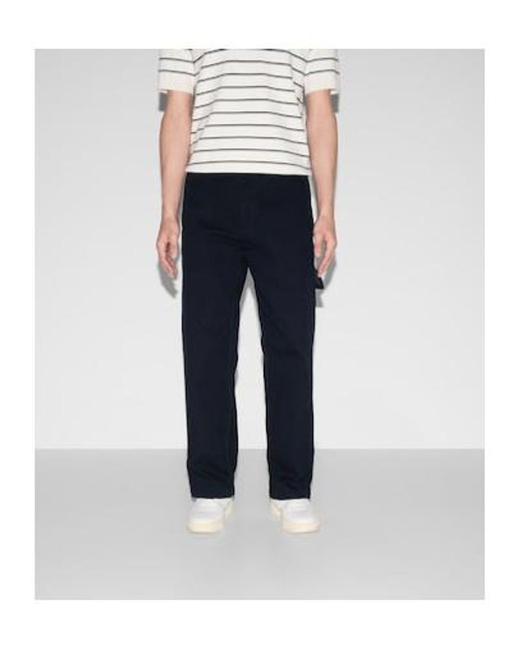 Gucci Blue Heavy Web Lable Pants for men