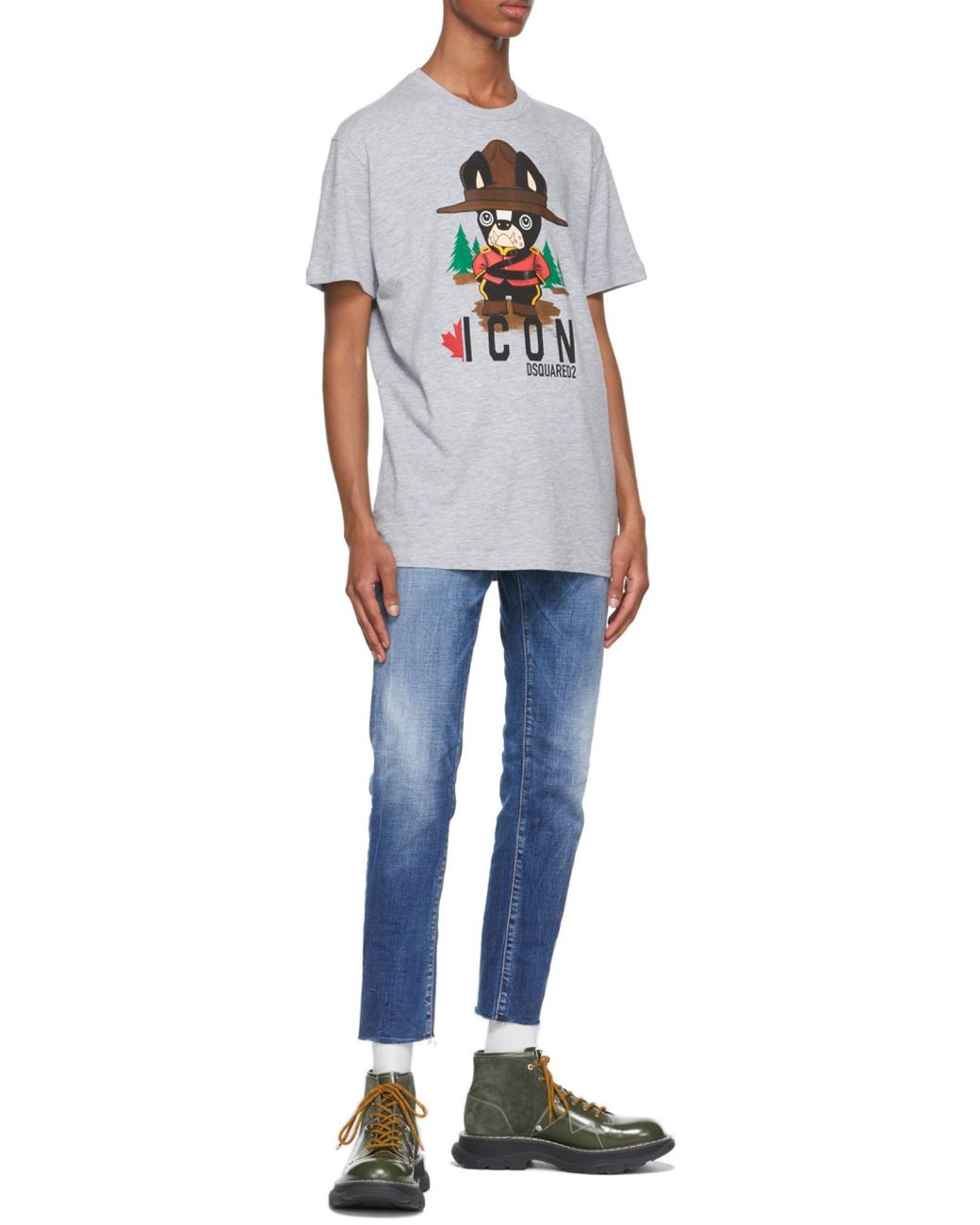 DSquared² Blue Mid-Rise Skinny Jeans for men
