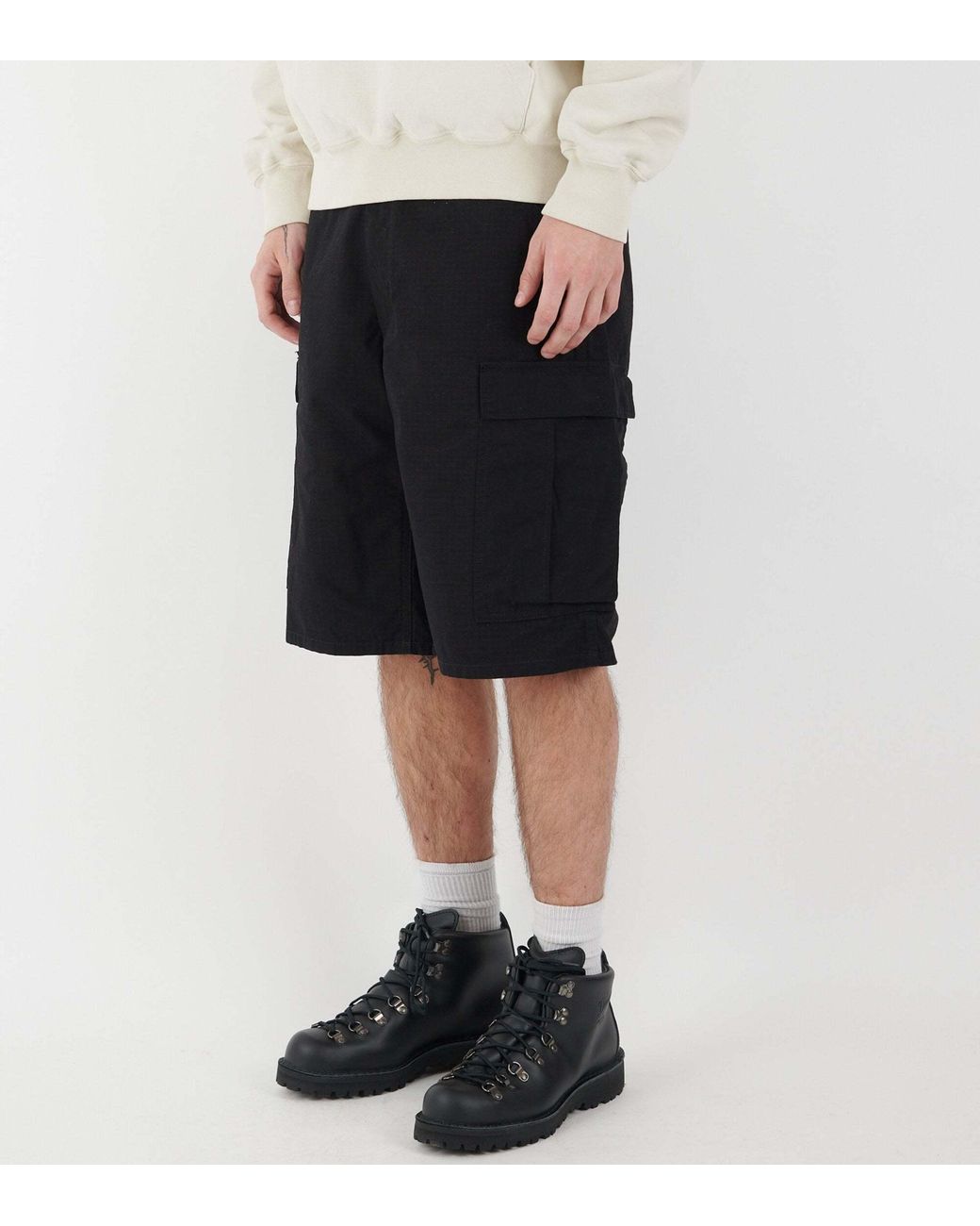 Nanamica Black Cargo Shorts for men