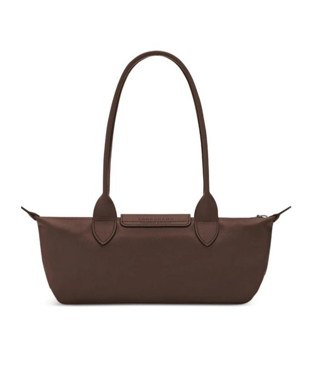 Longchamp Brown Top Handle Leather Shoulder Bag